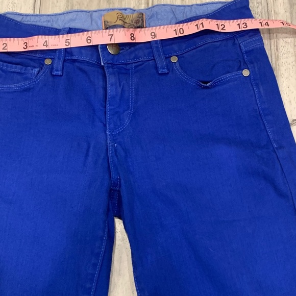 Paige Roxie Capri Electric Blue Size: 26 - Picture 2 of 11